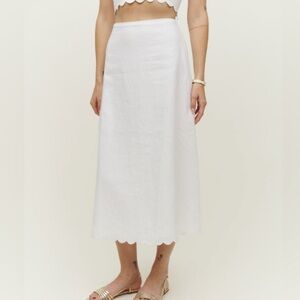 Yvonne linen skirt NWT